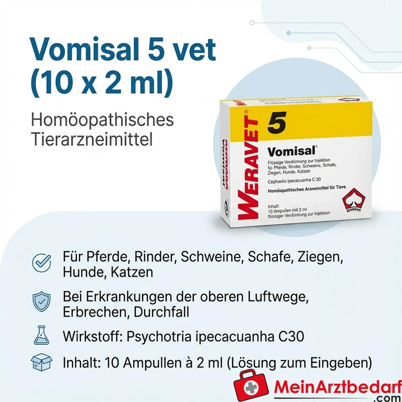 Vomisal 5 vet 10x2 ml