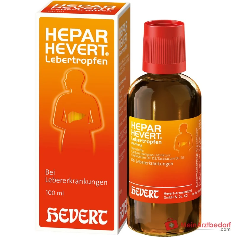Hevert Hepar Lebertropfen, 100 ml
