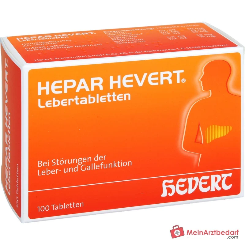 Hevert Hepar Lebertabletten, 100 St.