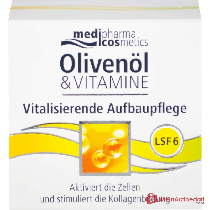 medipharma cosmetics Olivenöl & Vitamine Vitalisierende Aufbaupflege LSF 6, 50 ml