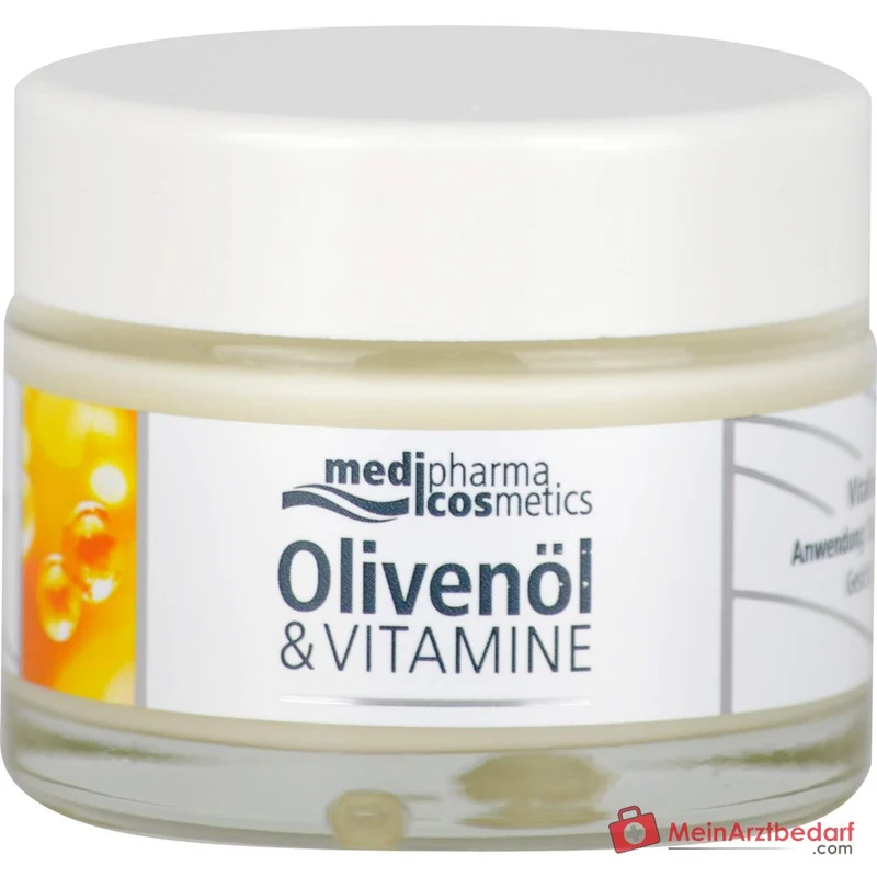 medipharma cosmetics Olivenöl & Vitamine Vitalisierende Aufbaupflege LSF 6, 50 ml