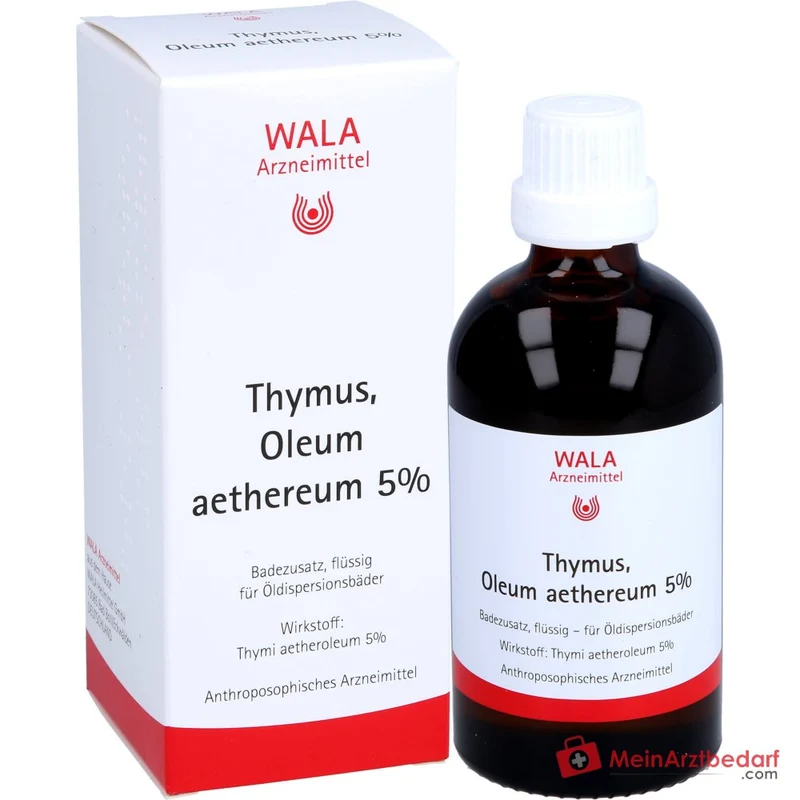 WALA Thymus Oleum aethereum 5% Thymianöl Badezusatz, 100 ml