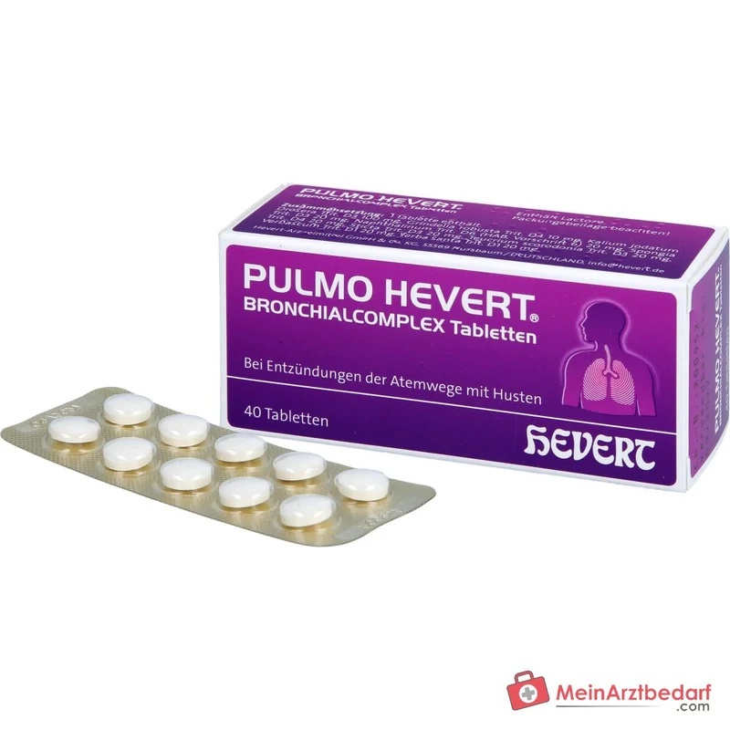 Hevert Pulmo Bronchialcomplex Tabletten, 40 St.