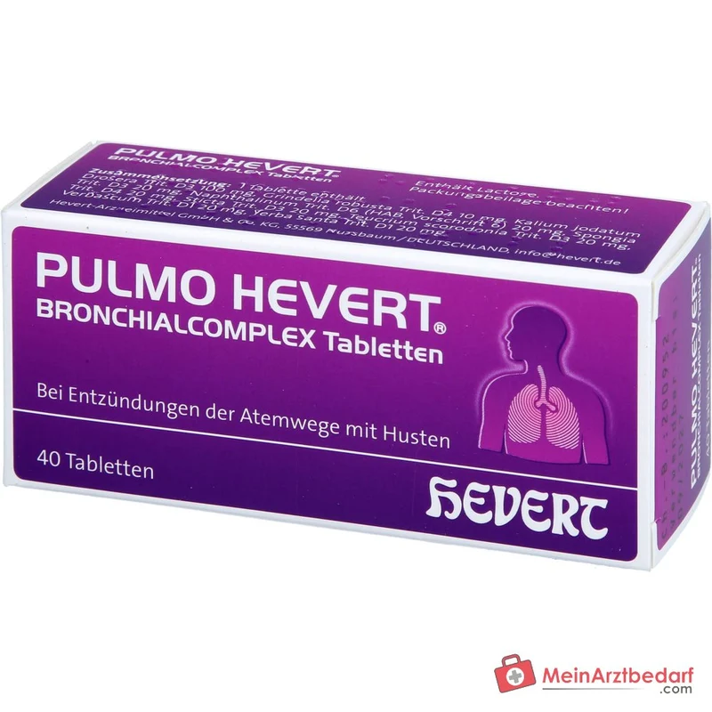Hevert Pulmo Bronchialcomplex Tabletten, 40 St.