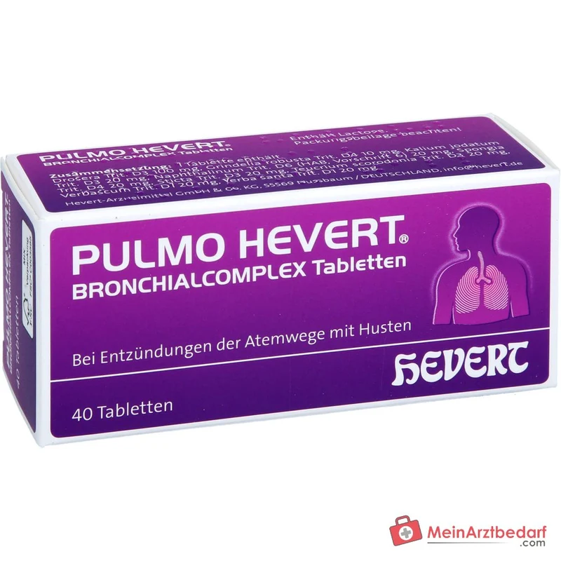 Hevert Pulmo Bronchialcomplex Tabletten, 40 St.