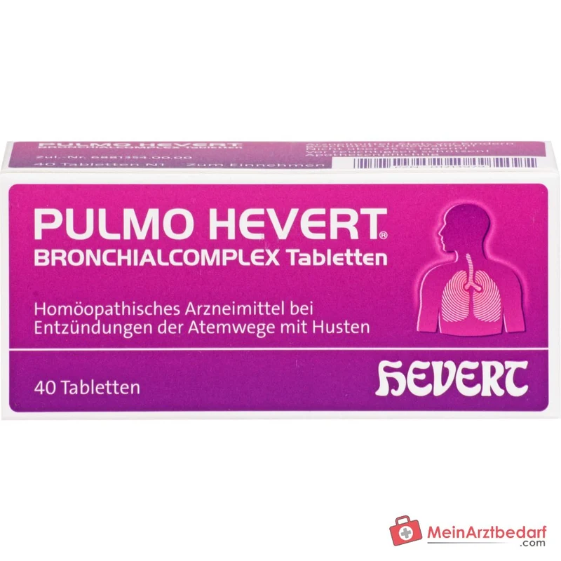 Hevert Pulmo Bronchialcomplex Tabletten, 40 St.