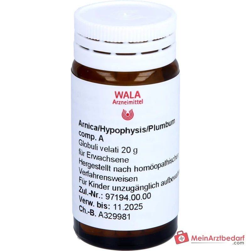 WALA Arnica/Hypophysis/Plumbum comp. A Globuli velati, 20 g