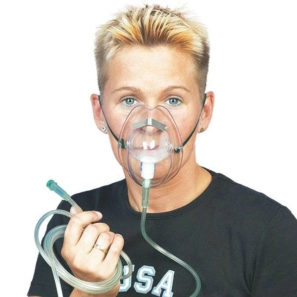 DCT Zuurstofmasker voor Volwassenen – 2,10 m O2-slang – Universele Connector