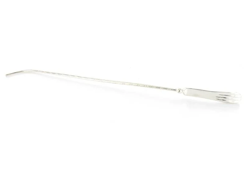 Uterussonde Sims 33 cm zilver
