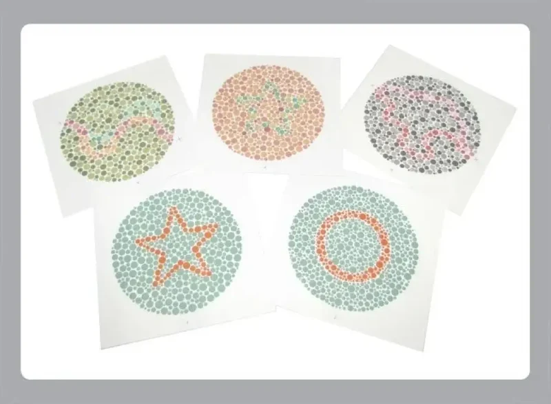 Colour Vision Card Kindkleurentest 10 platen, Ishihara-kleurentest