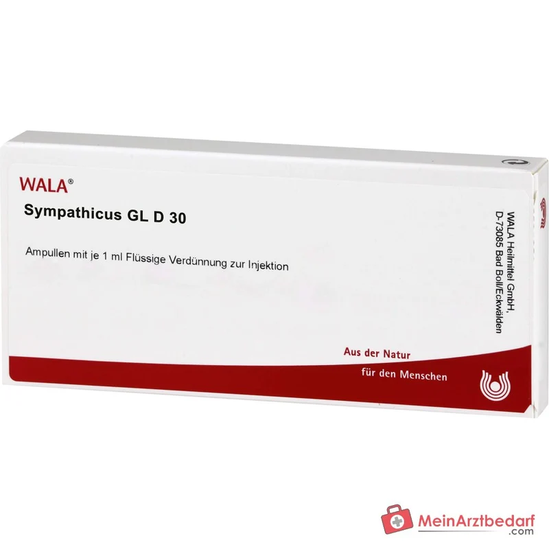 WALA Sympathicus Gl D30 Truncus sympathicus bovis Ampullen, 10 x 1 ml