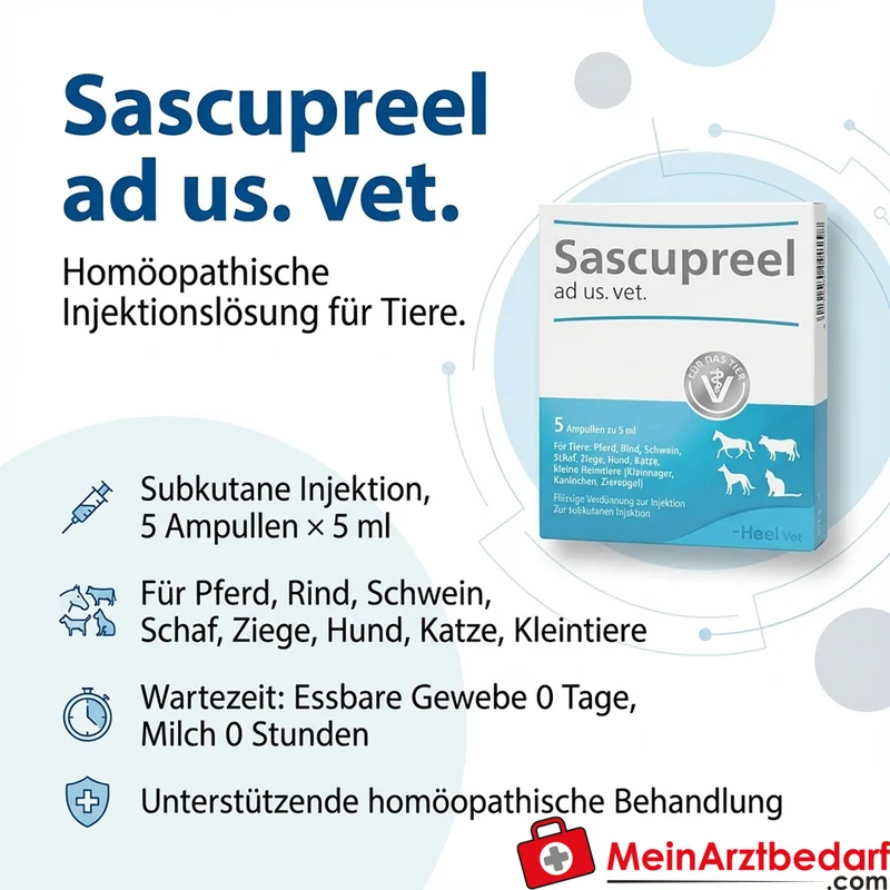 Sascupreel ad us vet 5 x 5 ml