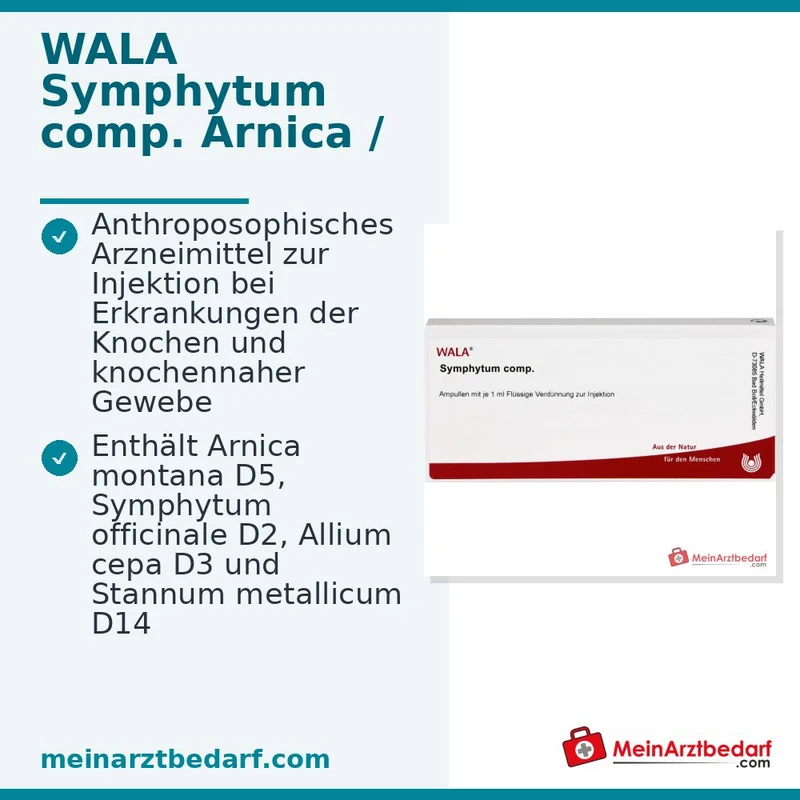 WALA Symphytum comp. Ampullen, 10 St.