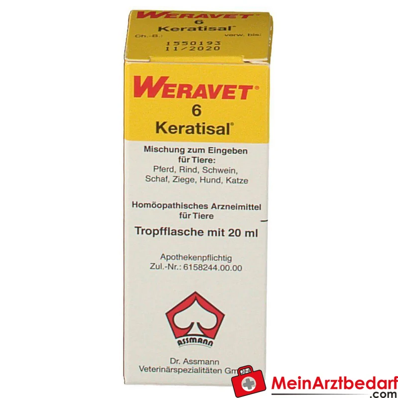 Keratisal 6 vet 20 ml