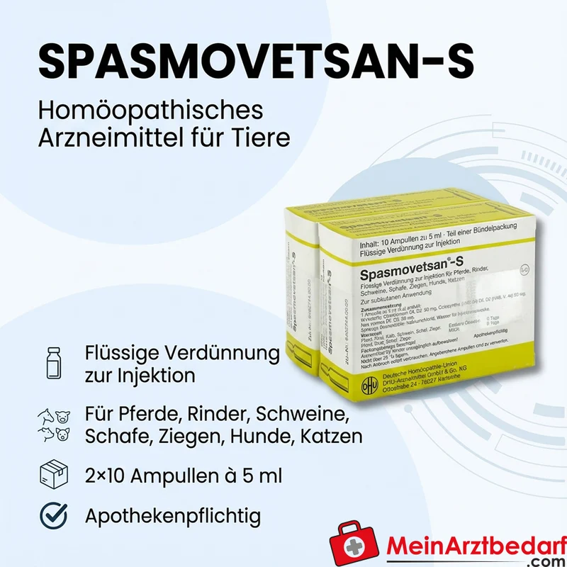 Spasmovetsan-S vet 2 x 10x5 ml