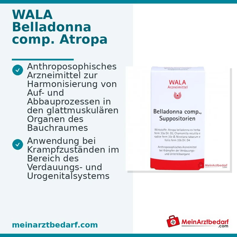 WALA Belladonna comp. Suppositorien, 10 St.