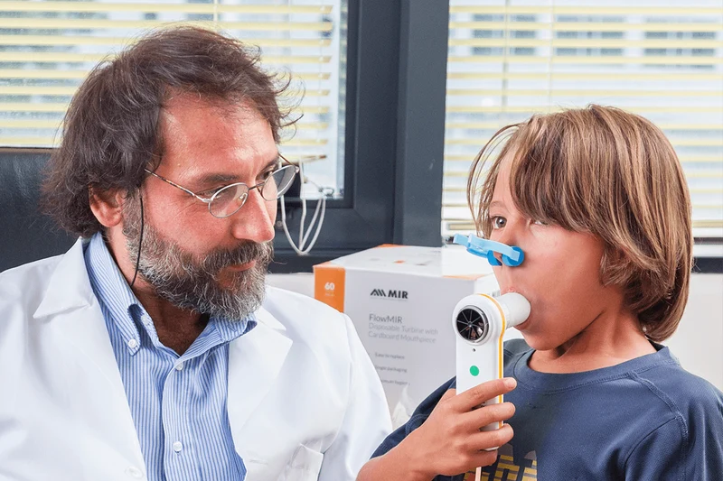 Minispir ® Spirometer New met reusable turbine