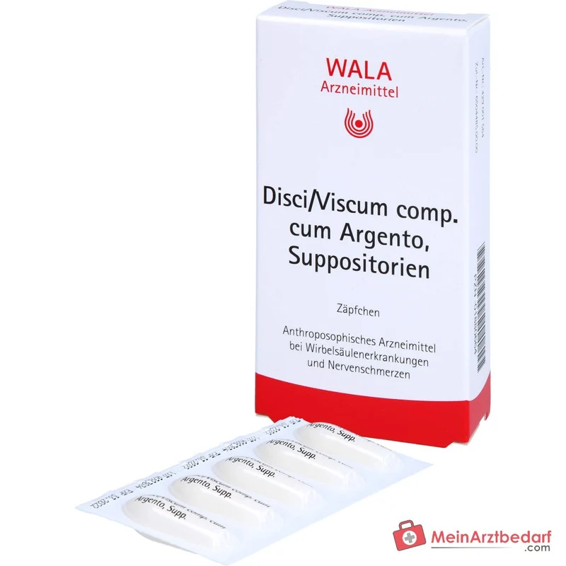 WALA Disci/Viscum comp. cum Argento Suppositorien, 10 St.