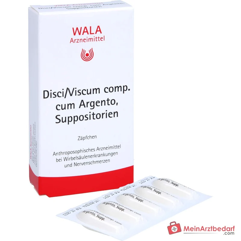 WALA Disci/Viscum comp. cum Argento Suppositorien, 10 St.