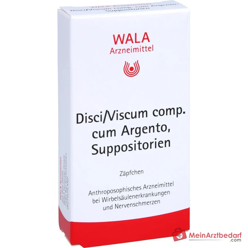 WALA Disci/Viscum comp. cum Argento Suppositorien, 10 St.