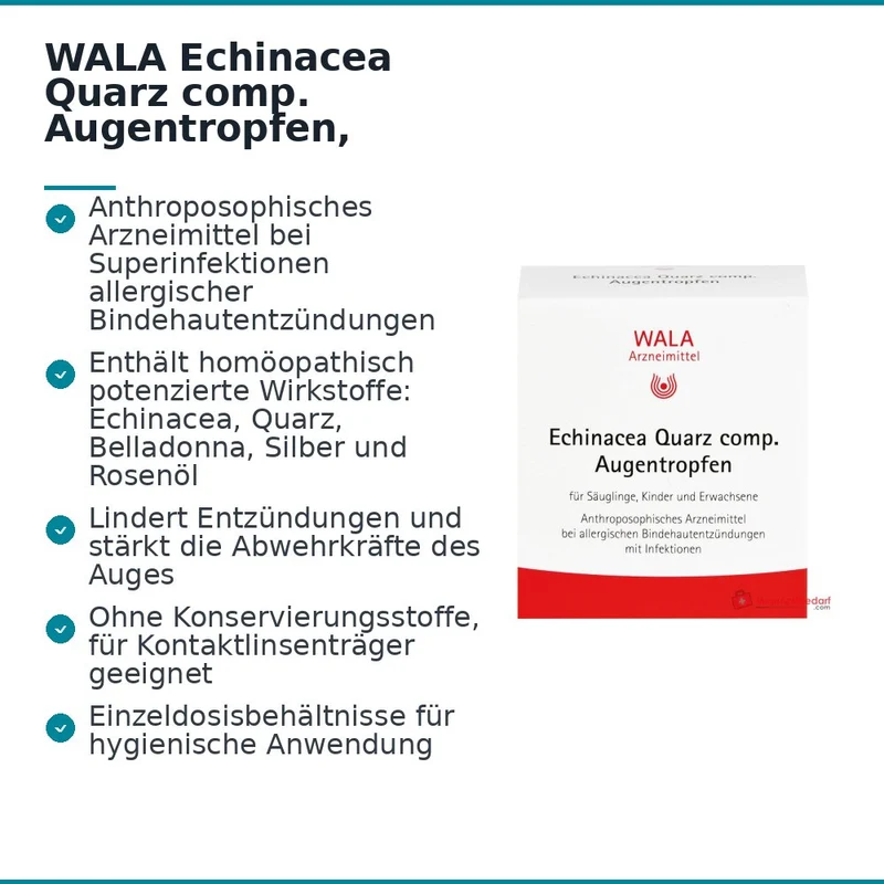WALA Echinacea Quarz comp. Augentropfen, 30 x 0,5 ml