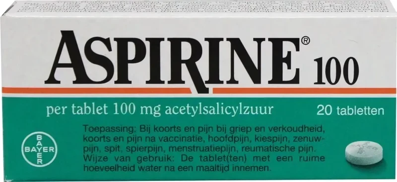 Aspirine 100 mg UAD - 20 tabletten