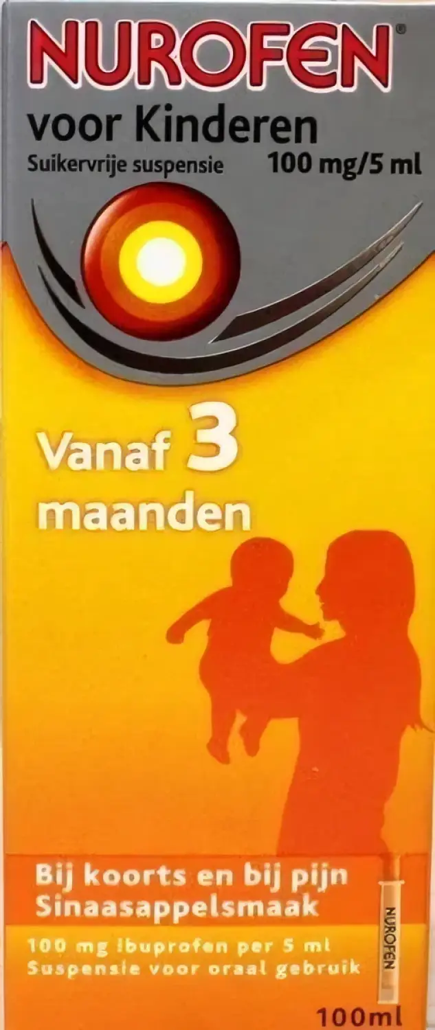 Nurofen suspensie kind suikervrij - 100ml