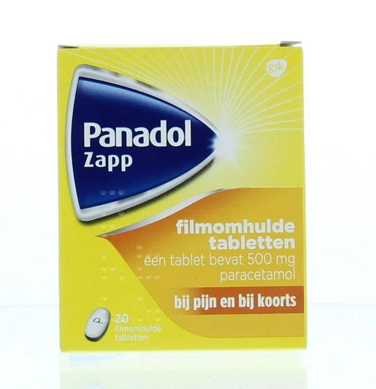 Panadol Zapp 500mg - 20 tabletten