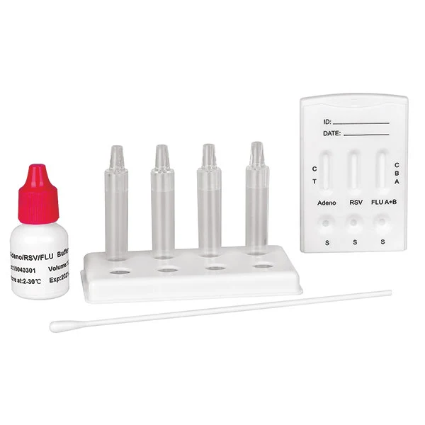 Cleartest Adenovirus, RSV, 1 Influenza 10 Testen