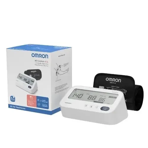 Omron M3 Comfort AFib – Bloeddrukmeter met Detectie van Atriumfibrilleren