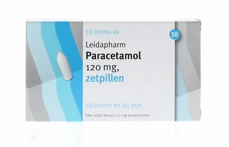 Paracetamol kind 120 mg Leidapharm - 10 zetpillen