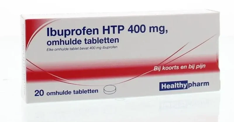 Ibuprofen HTP 400 mg - 20 omhulde tabletten