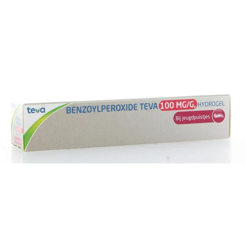 Teva Benzoylperoxide 10% Gel – 30 g | Acne Wondbehandeling