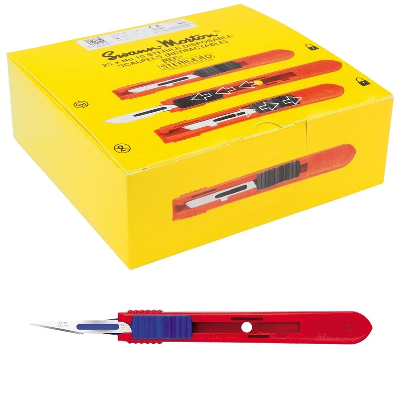 Swann-Morton intrekbare veiligheidsscalpel, nr. 11P, steriel 25 stuks (3991)
