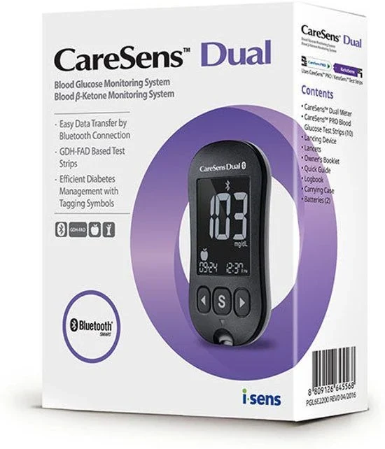 Caresens Dual Meter - Startpakket Glucose & Ketonenmeter