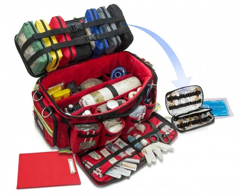 Elite Bags Critical's – ALS EHBO Tas | Spoedtas & Ambulancetas Waterbestendig Tarpaulin