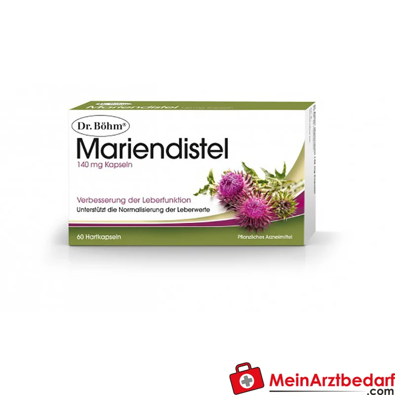 Dr. Böhm Mariendistel 140 mg Kapseln, 60 St. – Leberunterstützung