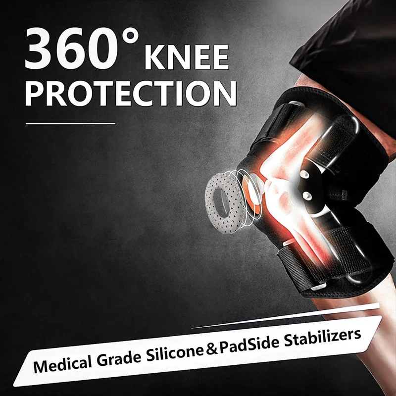Verstellbare Kniebandage mit Gelenk - FlexiSupport