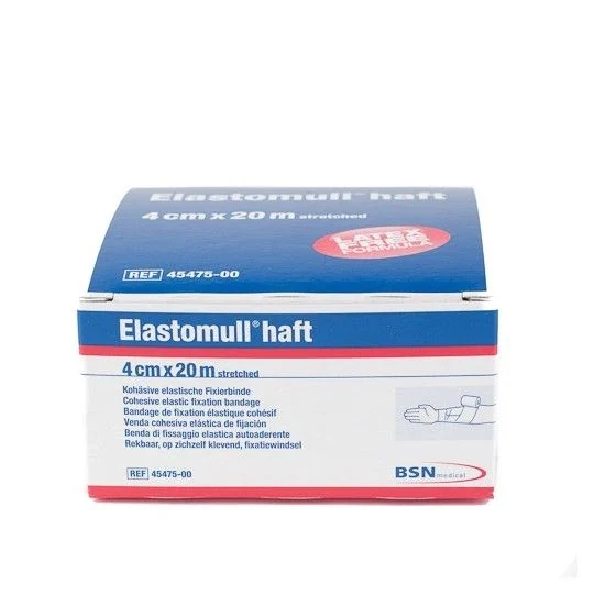 Elastomull haft 20 m x 4 cm 1 stuk