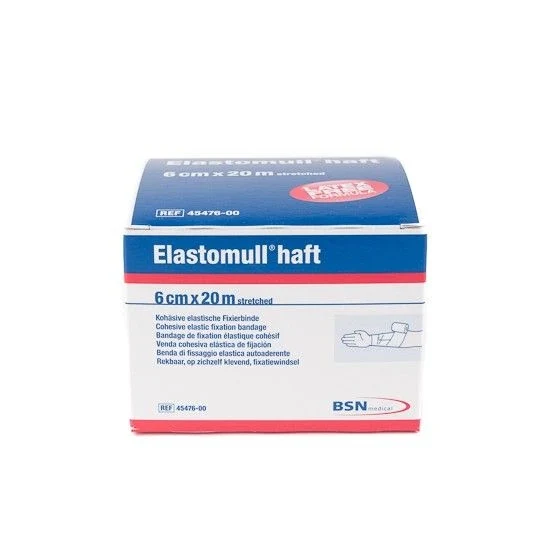 Elastomull haft 20 m x 6 cm 1 stuk