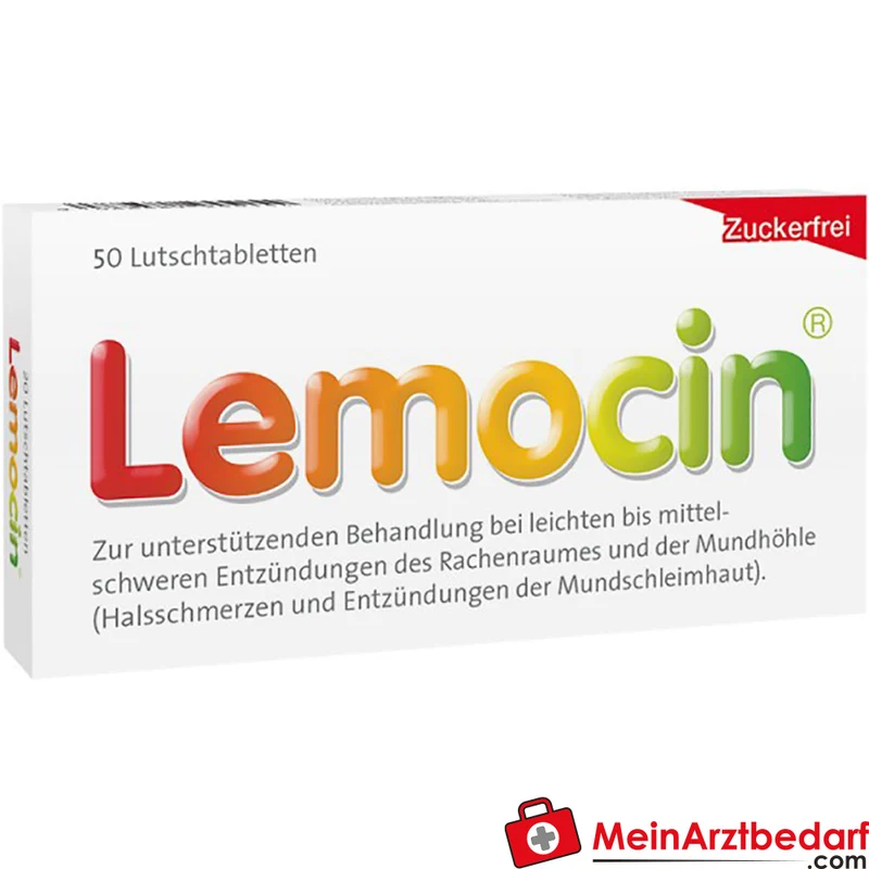 GSK-Gebro Lemocin Lutschtabletten 20 St. bei Halsschmerzen mit Lidocain