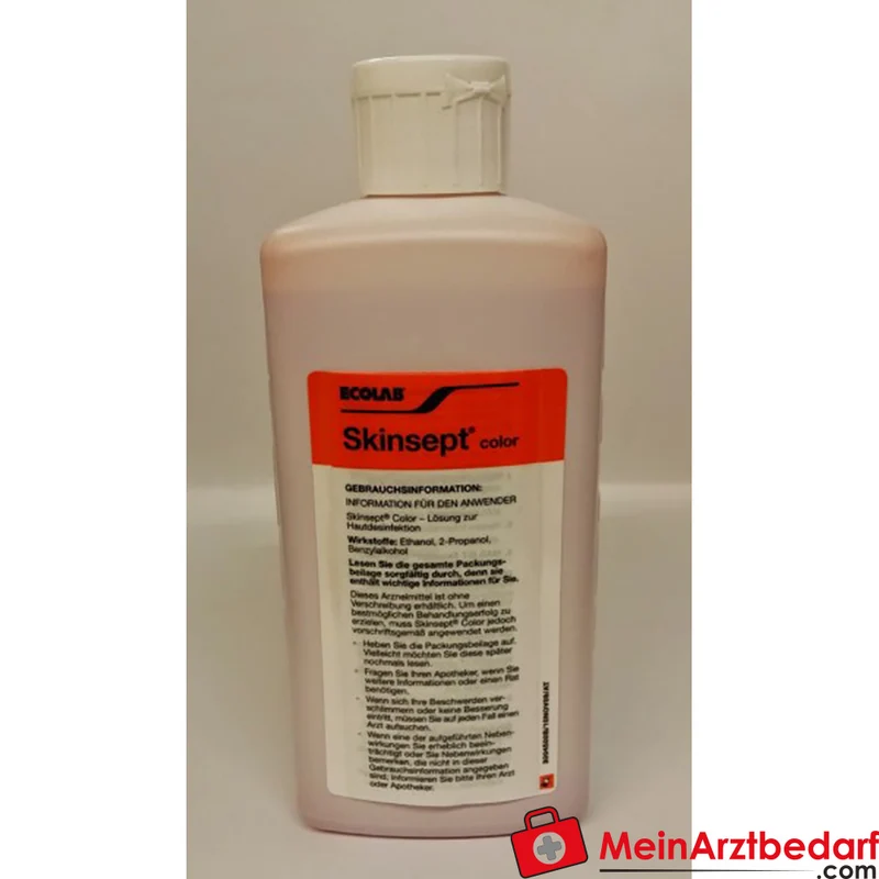 ECO01 Skinsept Color 500 ml Hautdesinfektion alkoholisch mit Farbstoff