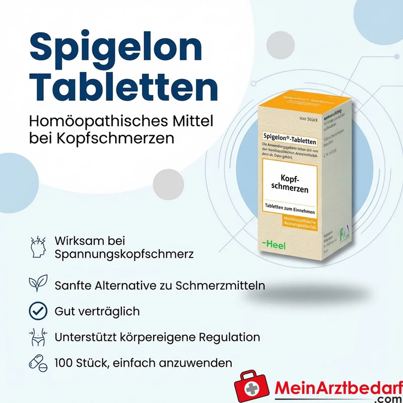 Spigelon Tabletten 100 St. – Homöopathisches Mittel bei Kopfschmerzen
