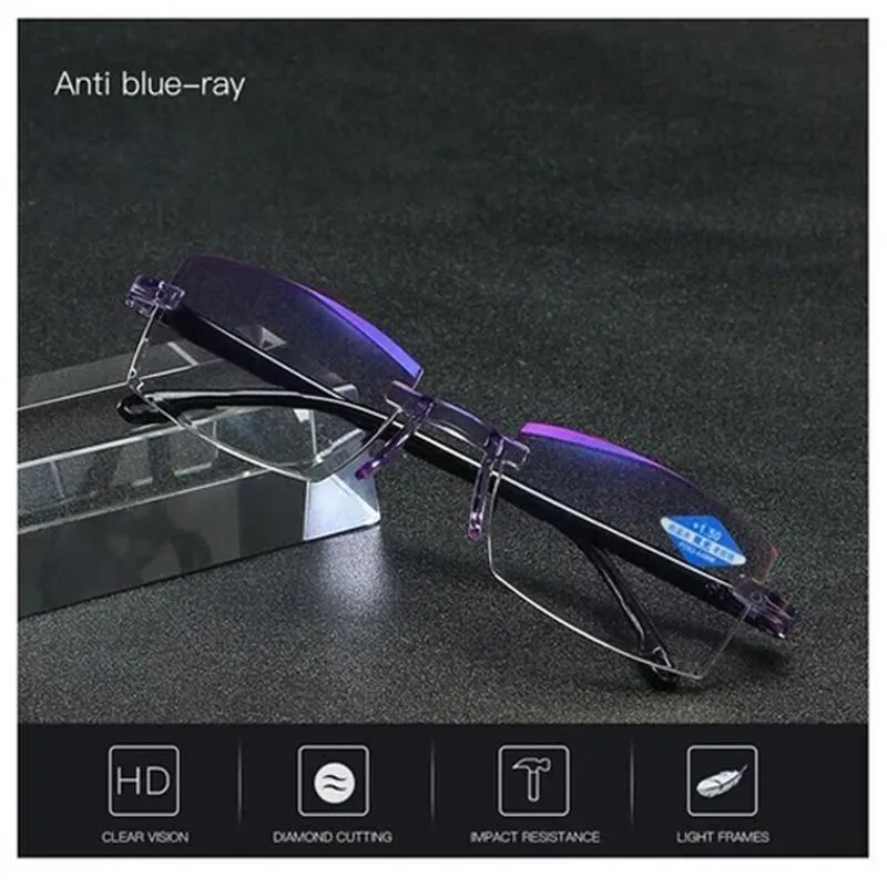 Brille mit Blaulichtfilter und multifokaler Stärke - VisionGuard