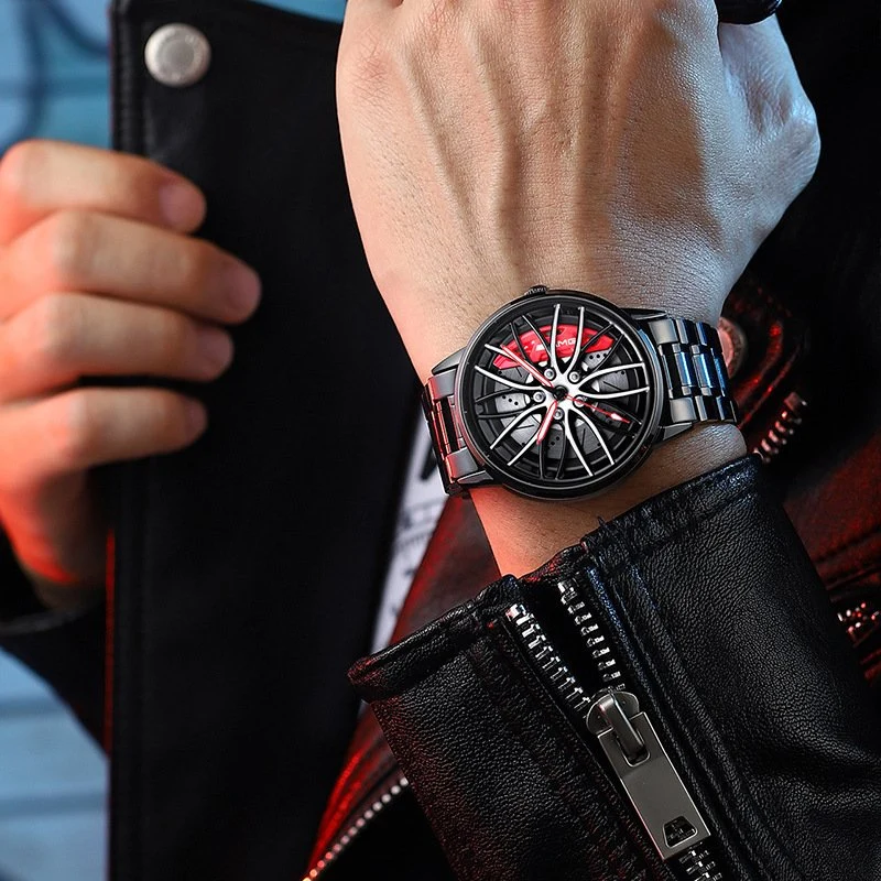 Stylische Rennwagen Herren Uhr - RaceVision