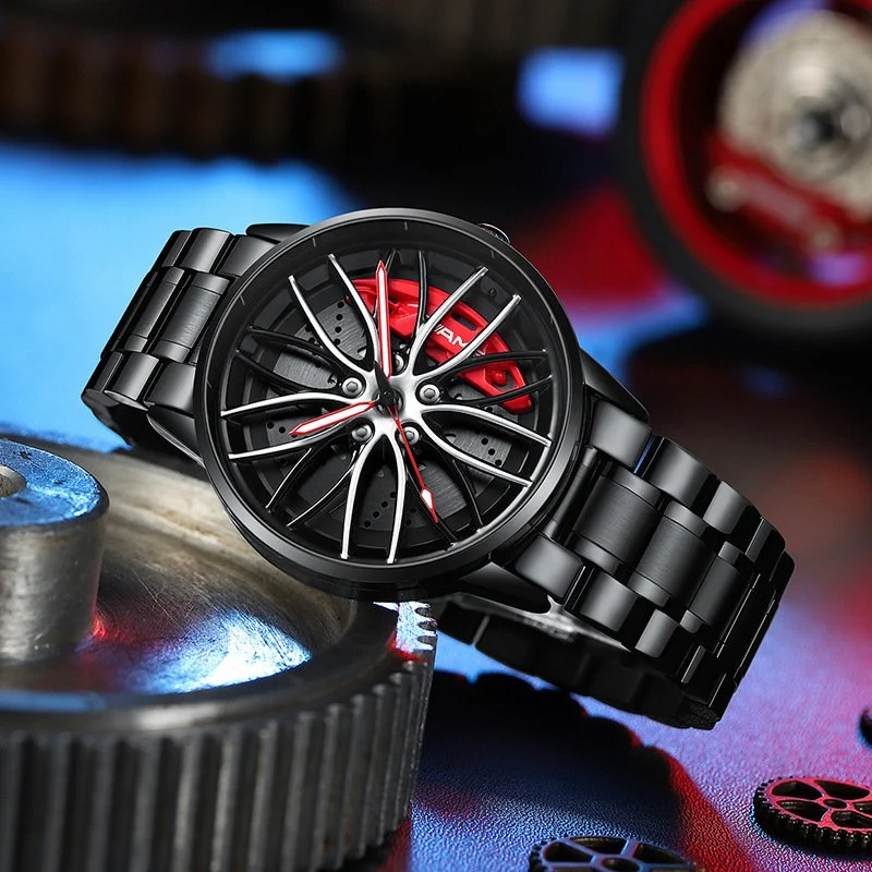 Stylische Rennwagen Herren Uhr - RaceVision