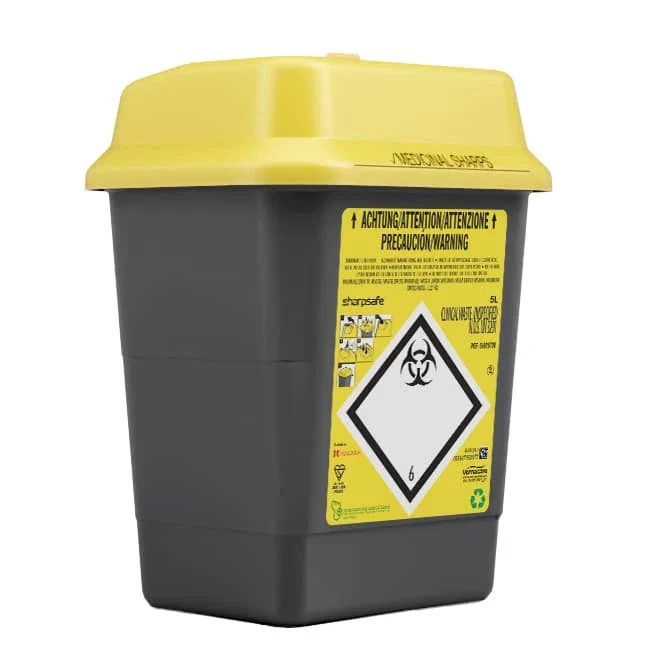 Sharpsafe naaldencontainer - 5 liter - SHA - 51025610