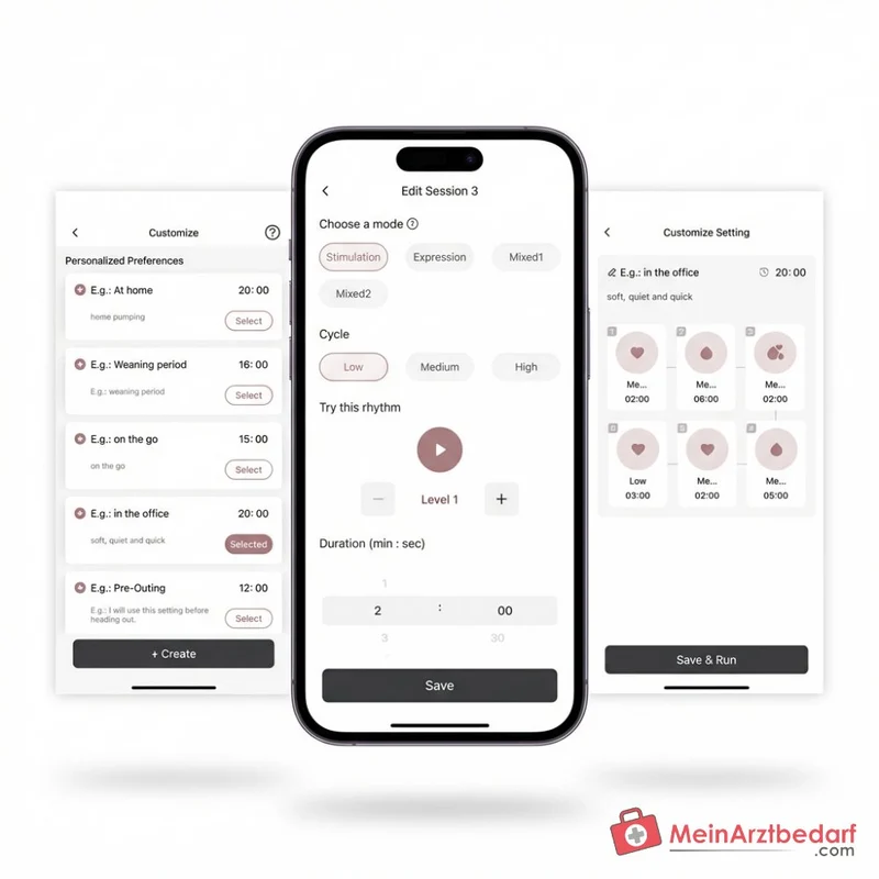 Momcozy Mobile Flow M9, freihändige elektrische Milchpumpe mit App-Steuerung