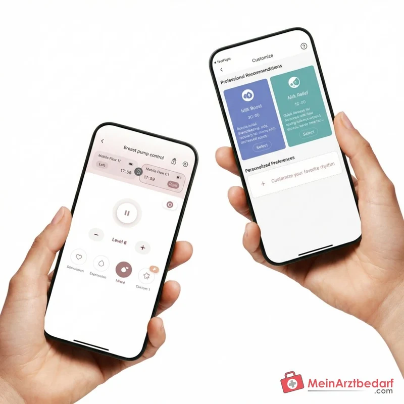 Momcozy Mobile Flow M9, freihändige elektrische Milchpumpe mit App-Steuerung