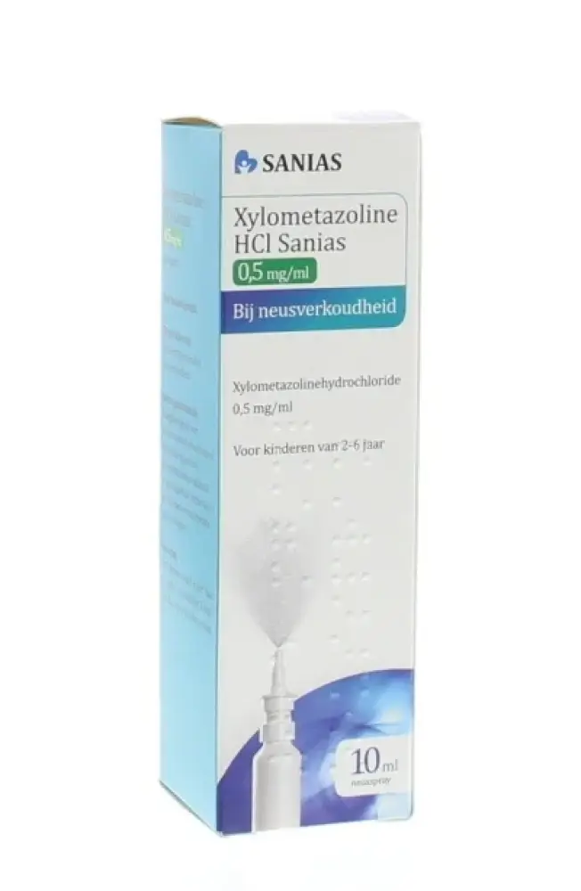 Xylometazoline HCI 0.50 mg kinderneusspray Sanias - 10 ml
